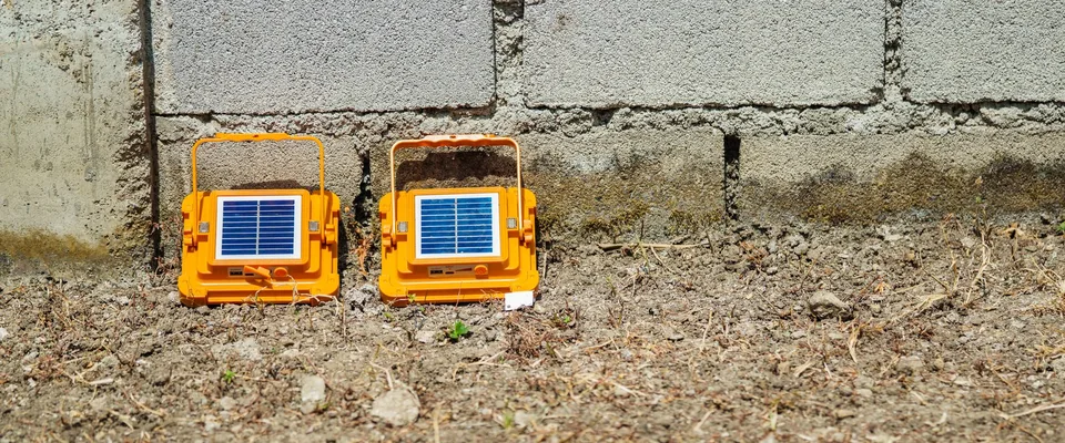 Station solaire avec batterie
